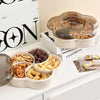 Luxury Divided Snack Serving Tray with Lids - Clarify.pk