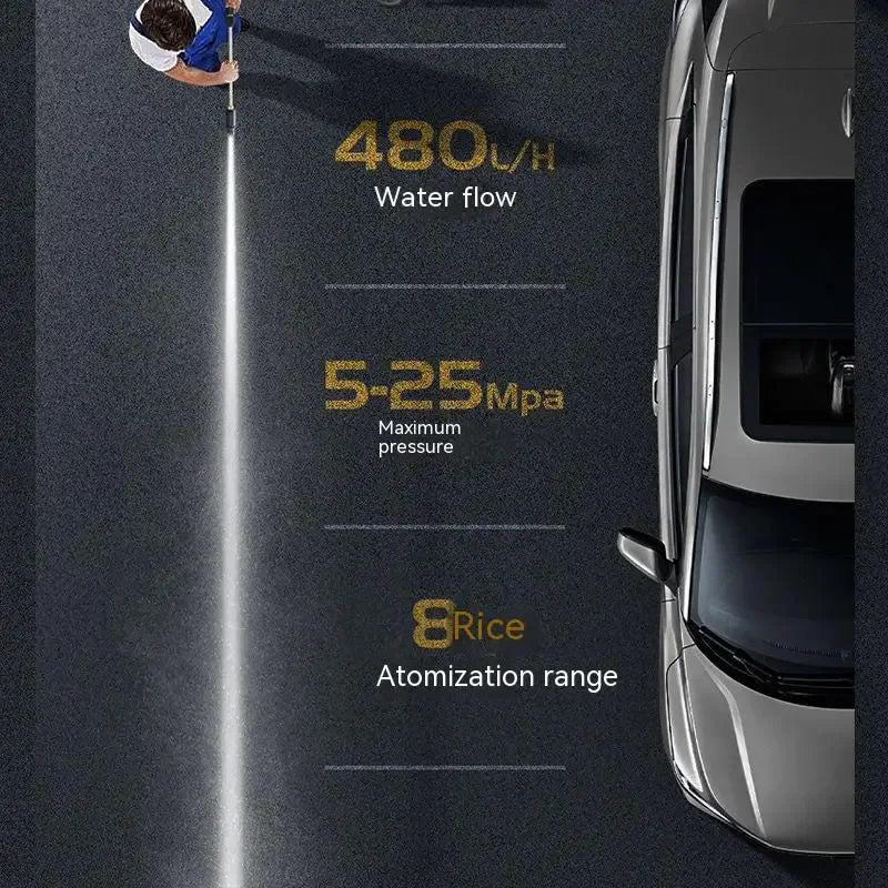 Car Wash Washer Gun Cordless High Pressure Car Washer Spray Rechargeable 2 Type Wash Gun Electric Water Gun Machine
