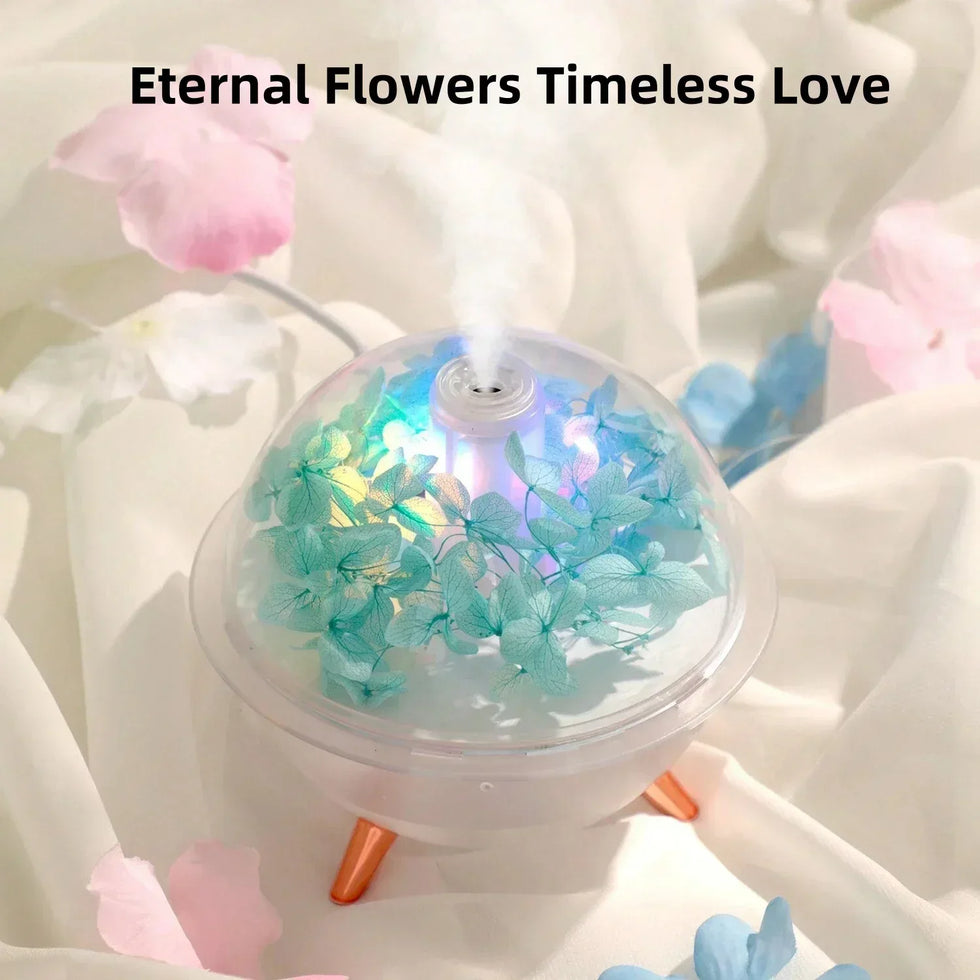 Eternal Flower Air Humidifier – USB Aroma Diffuser - Clarify.pk