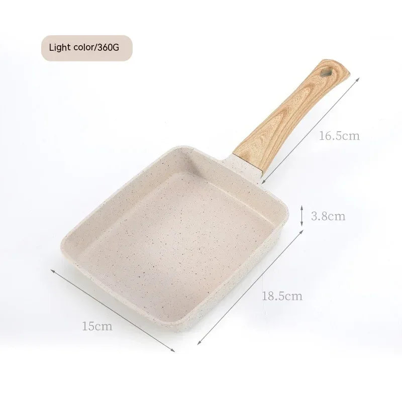 Square Non-Stick Omelet & Frying Pan – Thickened - Clarify.pk
