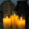 LED Flameless Candles with Remote - Set of 3