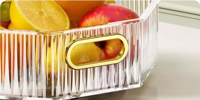 Rotating Hexagon Acrylic Tray – 360° Organizer
