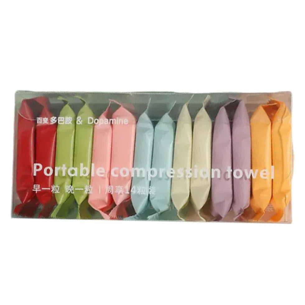 14Pcs Compressed Towels – Thick, Absorbent & Travel-Ready