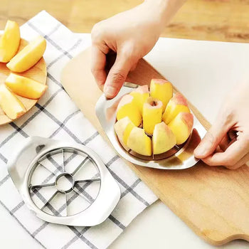 Stainless Steel Apple Cutter – Fruit & Vegetable Slicer Tool - Clarify.pk