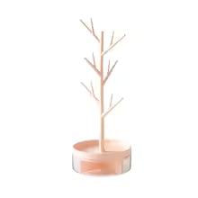 360° Rotating "Antler" Jewelry Tree & Acrylic Storage Base