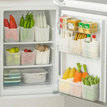 Refrigerator Food Fresh Box – Fridge Organizer Container (4pcs set) - Clarify.pk