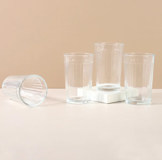 Elegant Water Pitcher Jug with 4 Matching Glasses – Serving Set