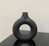 Minimalist Plastic Vase - Modern Shelf Decor (each)