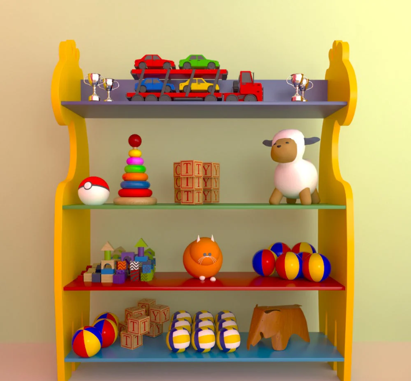 Kids' Giraffe Toy Storage Organizer – Colorful & Sturdy