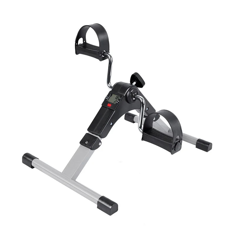 Chase Foldable Mini Exercise Bike With Display Step Machine Leg Trainer Under Table Bike Home Mini Stepper Exercise Machine