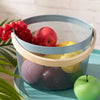 Wire Mesh Fruit & Vegetable Basket – Round Portable - Clarify.pk