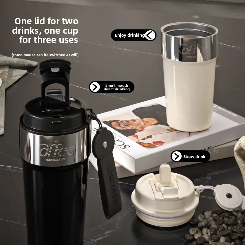 Double-Sided Insulated Coffee Cup – 316 Stainless Steel - Clarify.pk