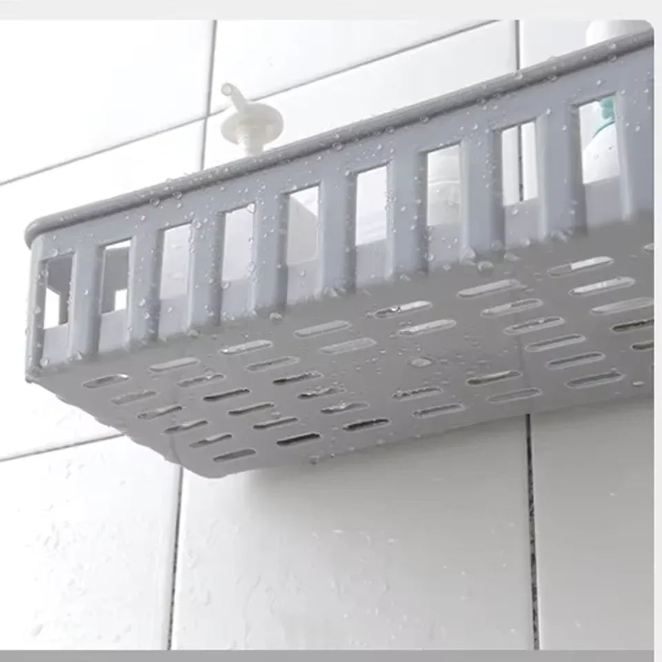 Bathroom Shelf Organizer – Wall Mounted Storage Rack