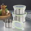 Stainless Steel Food Storage Box – 3-Piece Set - Clarify.pk