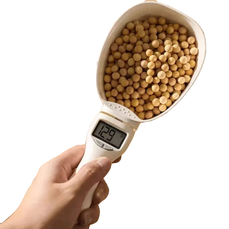 Pet Food Scale Large Size Scale Kitchen Scale LCD Electronics Weighing1g t 800g Tool Dog Cat Feeding Food Measuring Spoon Baking