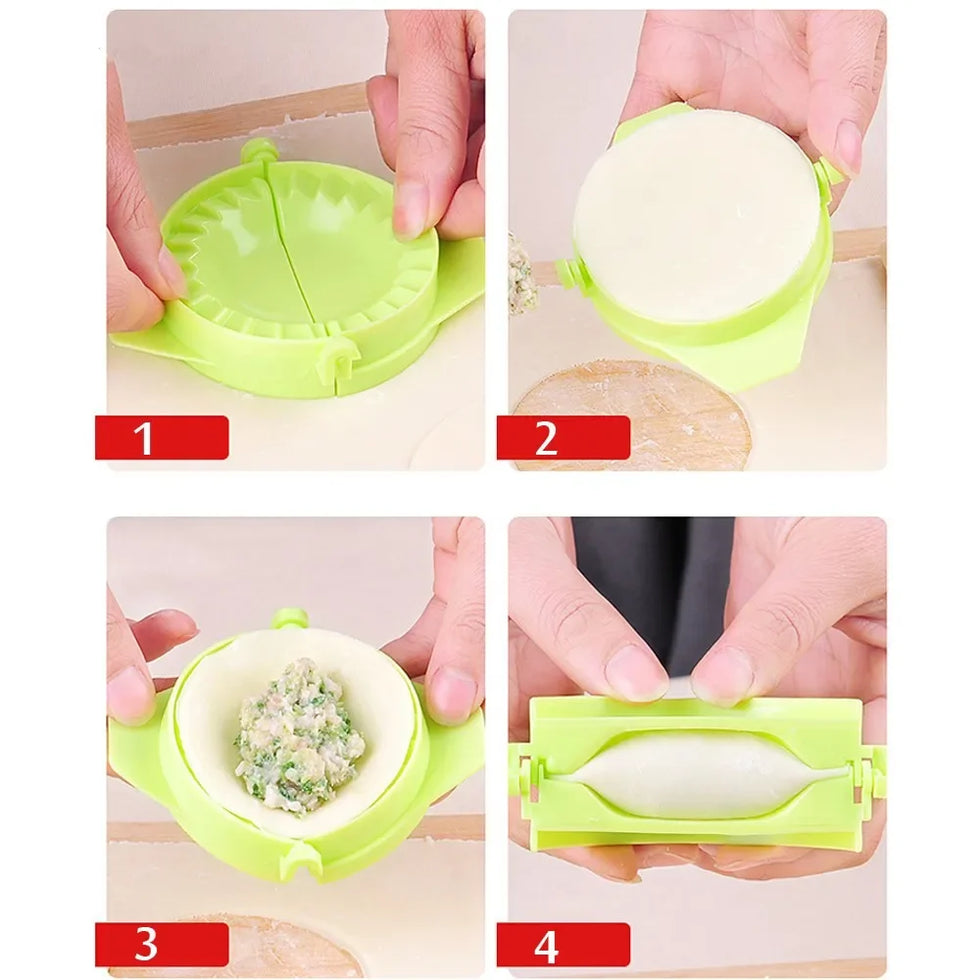 Dumpling Skin Artifact – 2-in-1 Manual Press & Mold