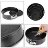 3-Piece Professional Non-Stick Springform Cake Pan Set