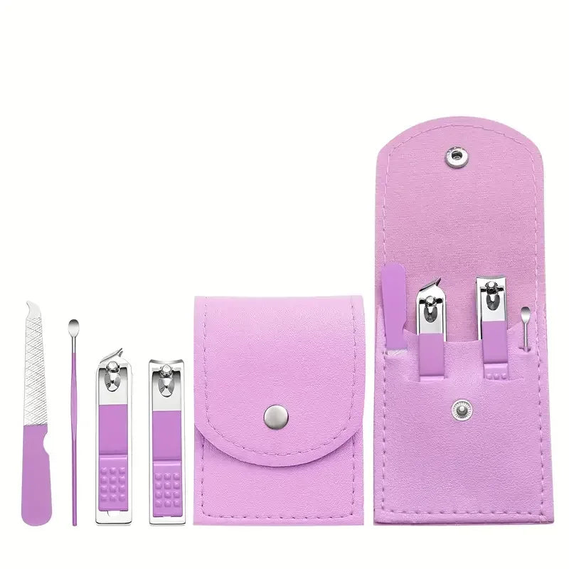 4 Pcs Nail Clipper & Manicure Set – Stainless Steel Grooming Kit