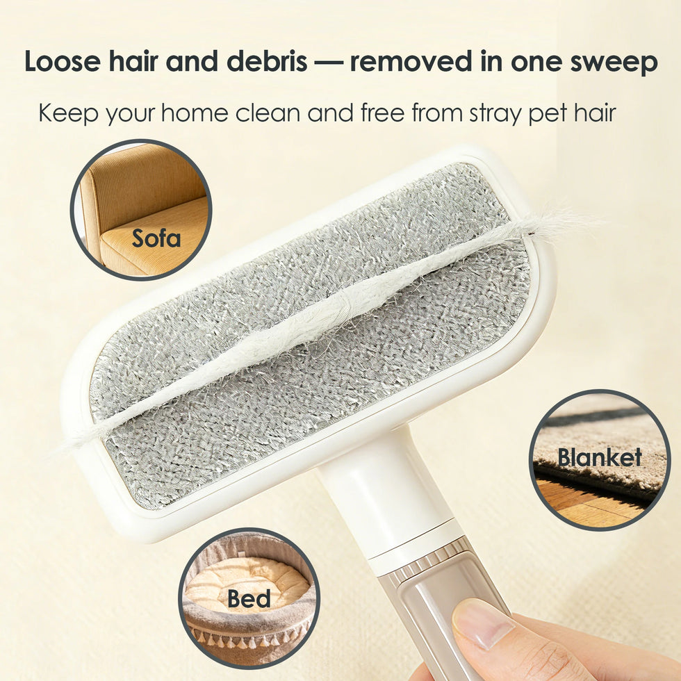 3-in-1 Pet Hair Remover & Dog Grooming Brush