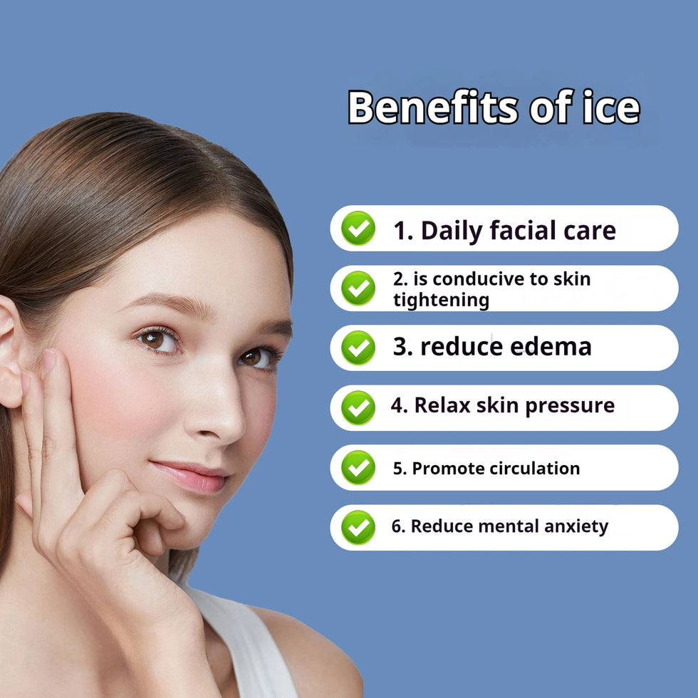 Silicone Ice Face Wash Bowl - Foldable Cold Compress Facial Tool