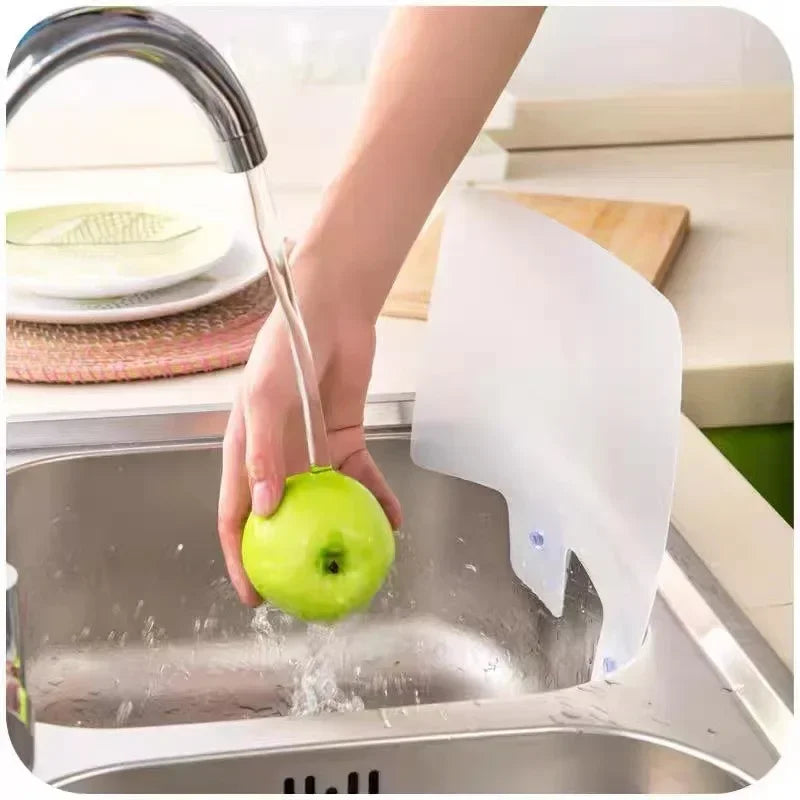Kitchen Sink Water Splash Guard with Suction Cup Mount