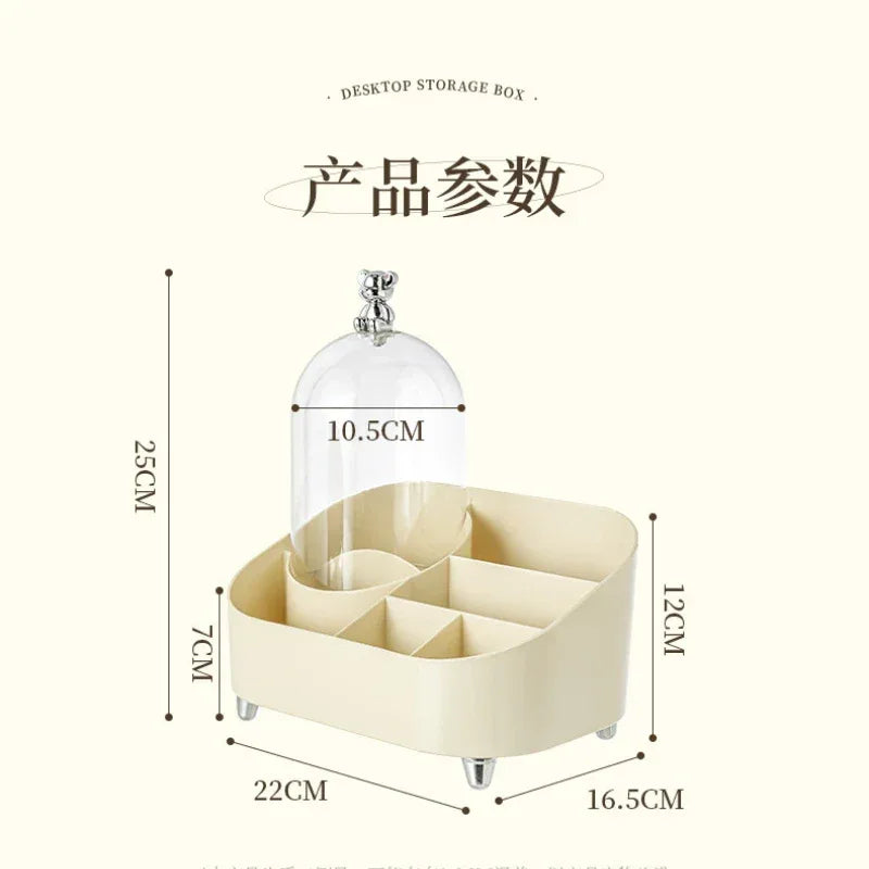 Large Capacity Makeup Organizer with Lid - Clarify.pk