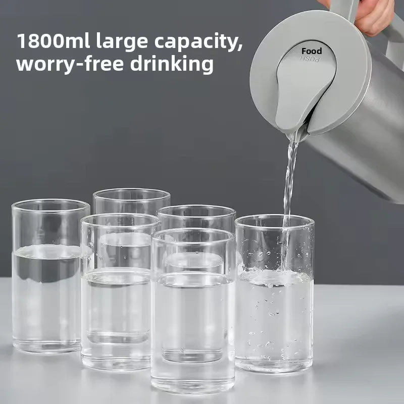 Stainless Steel Hot & Cold Water Pot – Large Capacity