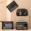5-Piece Mesh Cosmetic Organizer Set – Makeup & Toiletry Storage Bags - Clarify.pk