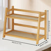 2-Layer Bamboo Multipurpose Rack  & Kitchen Shelf Organizer