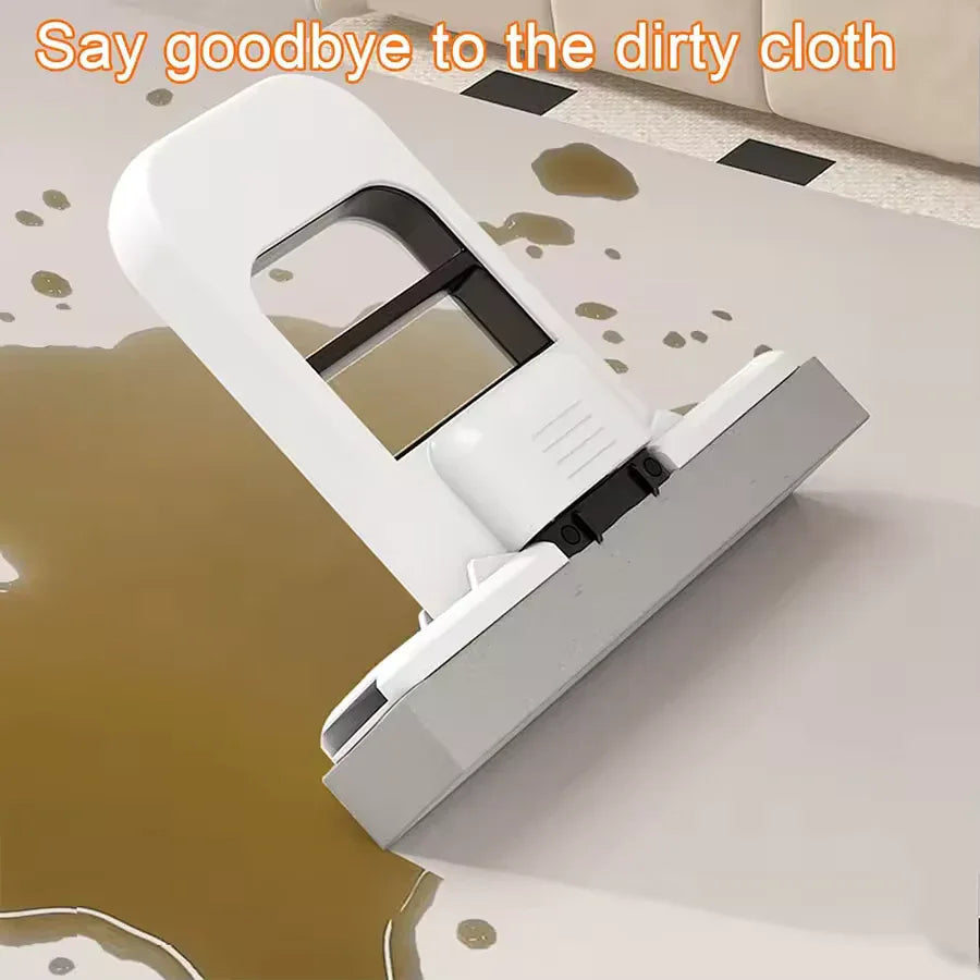 Handheld Folding Mini Mop – Lazy Sponge Mop for Kitchen & Glass Cleaning - Clarify.pk