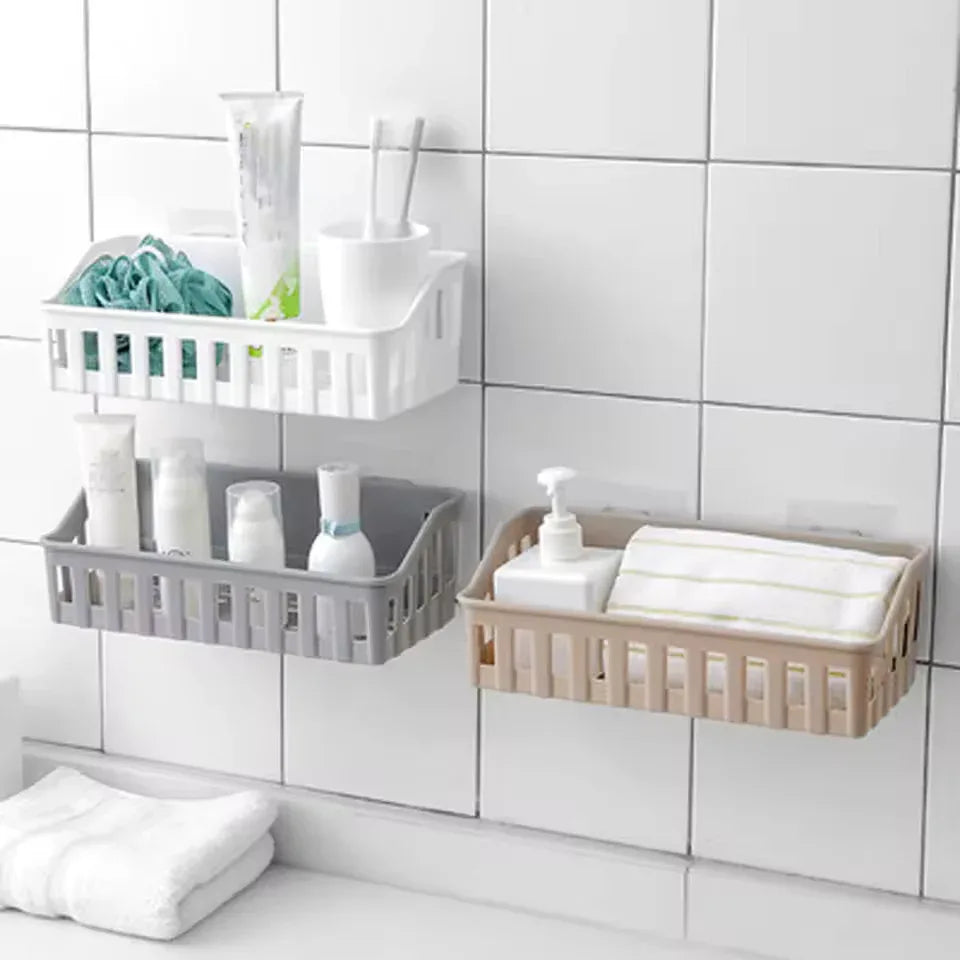 Bathroom Shelf Organizer – Wall Mounted Storage Rack