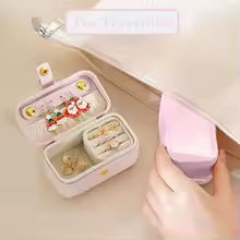 Mini Portable Travel Jewelry Box & Organizer