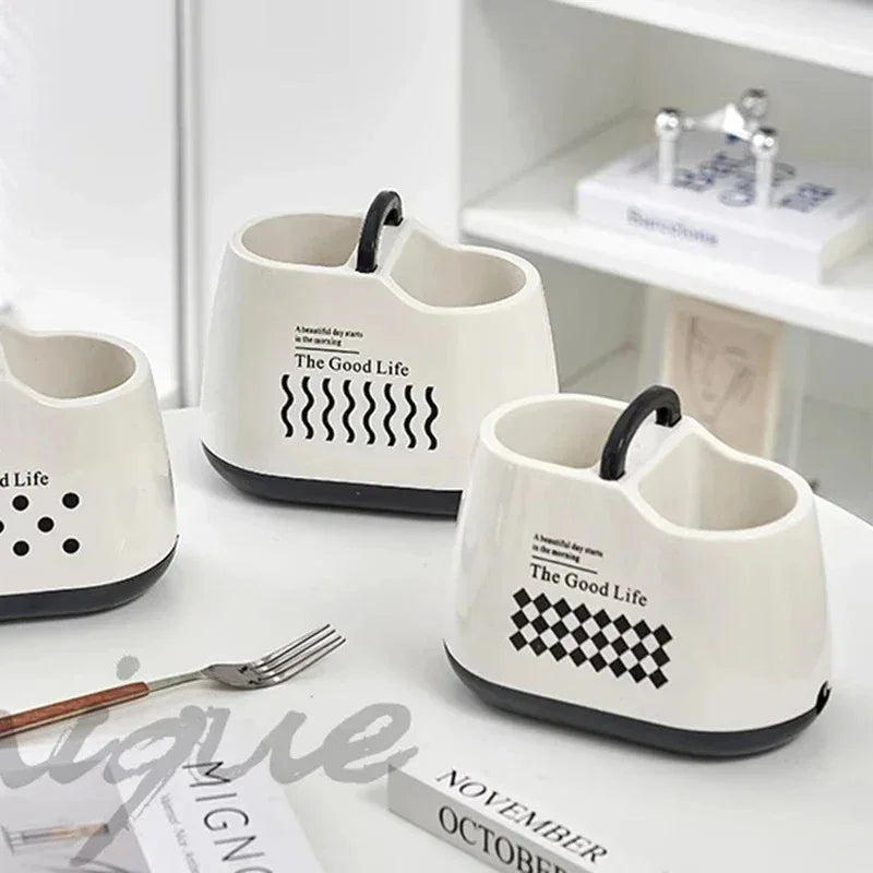 Kitchen Utensil & Cutlery Organizer Rack - Clarify.pk