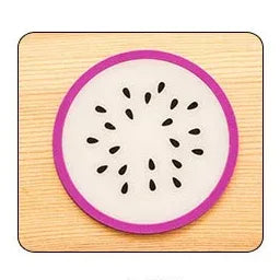Fruit-Shaped Silicone Cup Mats – 6PCS Heat Resistant - Clarify.pk