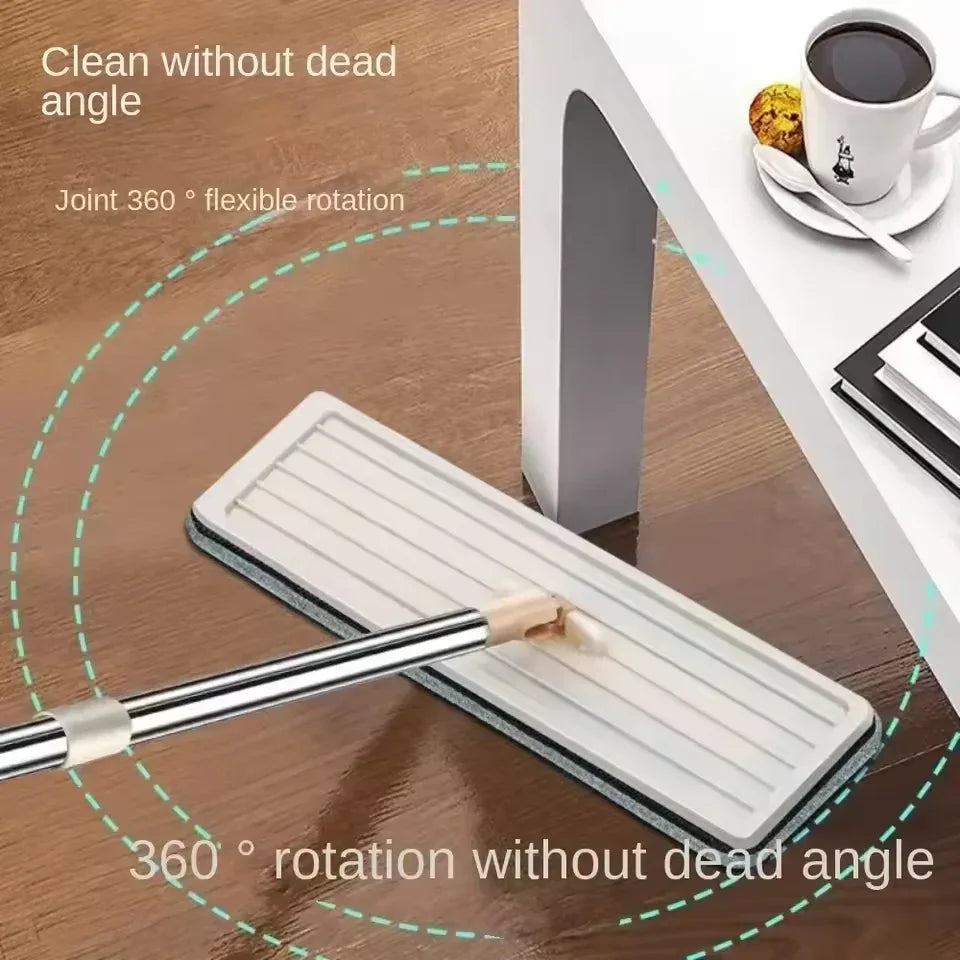 Self-Cleaning Magic Mop with Bucket for Easy Floor Cleaning - Clarify.pk