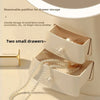 Luxury LED Makeup Mirror with Integrated Drawer Stand