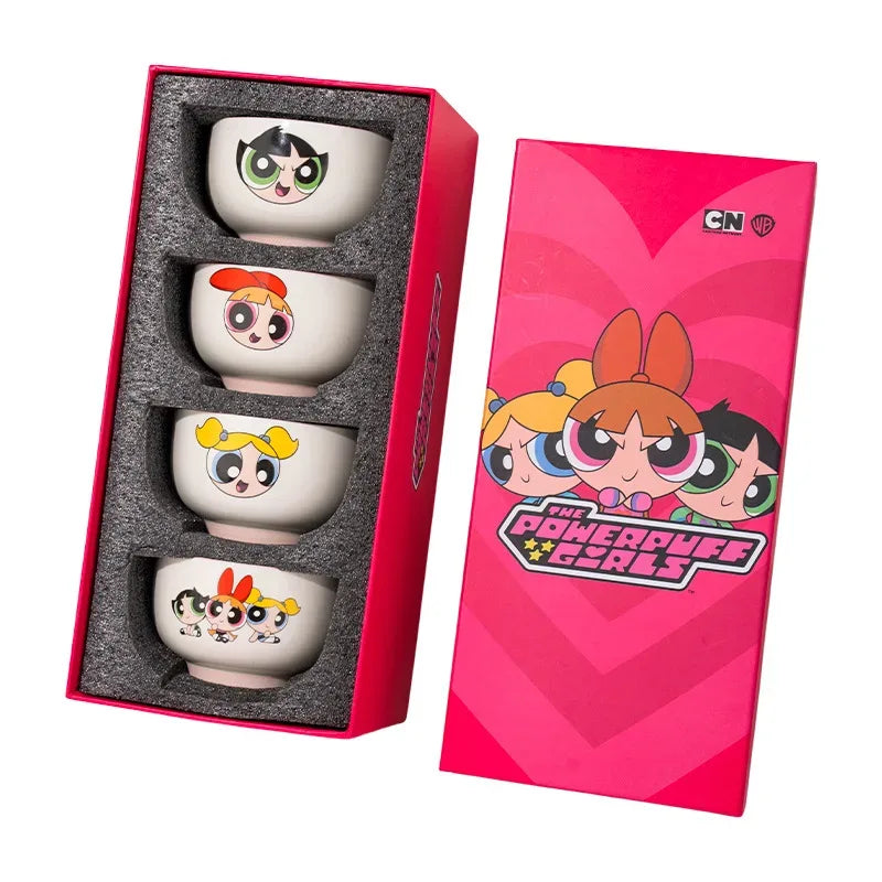 Powerpuff Girls 3-Piece Ceramic Bowl Set – Gift Box - Clarify.pk