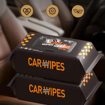 Car Interior Cleaning 80Pcs Wipes – Multi-Functional - Clarify.pk