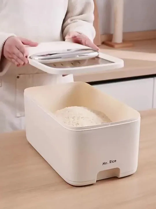Rice Storage Box 10KG - Insect Proof Grain Container with Lid