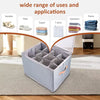 12-Compartment Foldable Shoe Storage Box – Dustproof Closet Organizer with Clear Lid - Clarify.pk