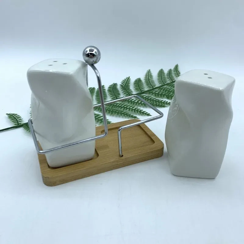 Nordic Ceramic Spice Jar Set – Creative Seasoning Box - Clarify.pk