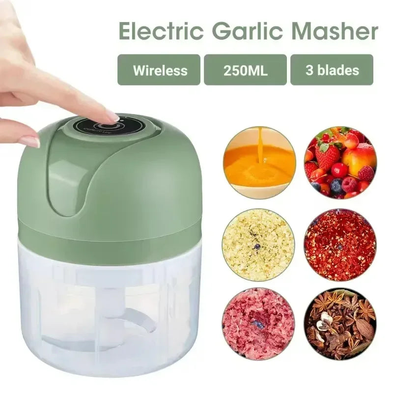 الیکٹرک میٹ گرائنڈر اور ویجیٹیبل ہیلی کاپٹر – 250ML USB