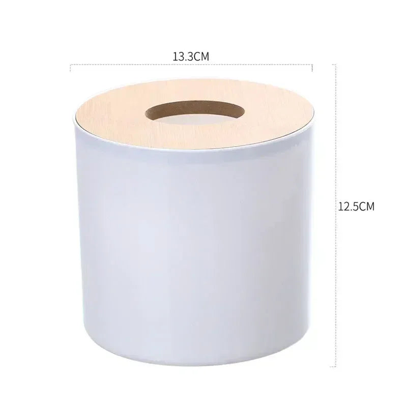 Round Tissue Box Holder – Kitchen & Bathroom - Clarify.pk