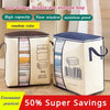 Creative thickened non-woven vertical version of the double ear handheld quilt clothing organization multi-purpose storage bag