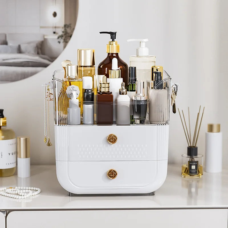 Luxury Waterproof & Dustproof Large Capacity Cosmetic Organizer