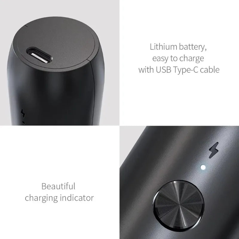 Rechargeable الیکٹرک دودھ Frother - سٹینلیس سٹیل کافی فوم میکر