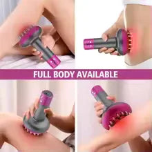 Electric Meridian Brush Massager – Gua Sha, Hot Compress & Fat Burner - Clarify.pk