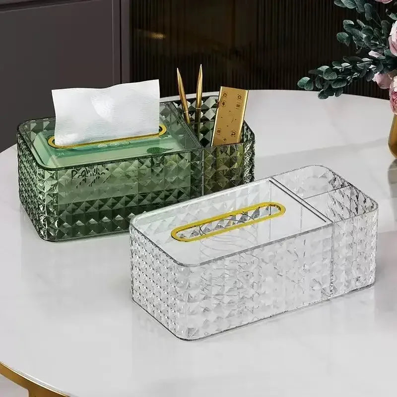 Luxury Minimalist Tissue Box Holder – Decorative Storage - Clarify.pk