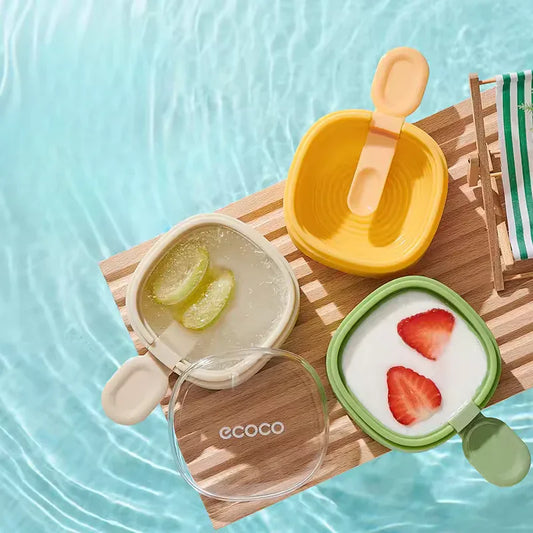 Reusable Silicone Popsicle Mold Set – DIY Ice Cream Maker