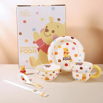 Winnie the Pooh 6-Piece Kids Meal Set – Gift Box Included - Clarify.pk